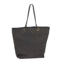 GUCCI GG Canvas Tote Bag Gray 31243 58485