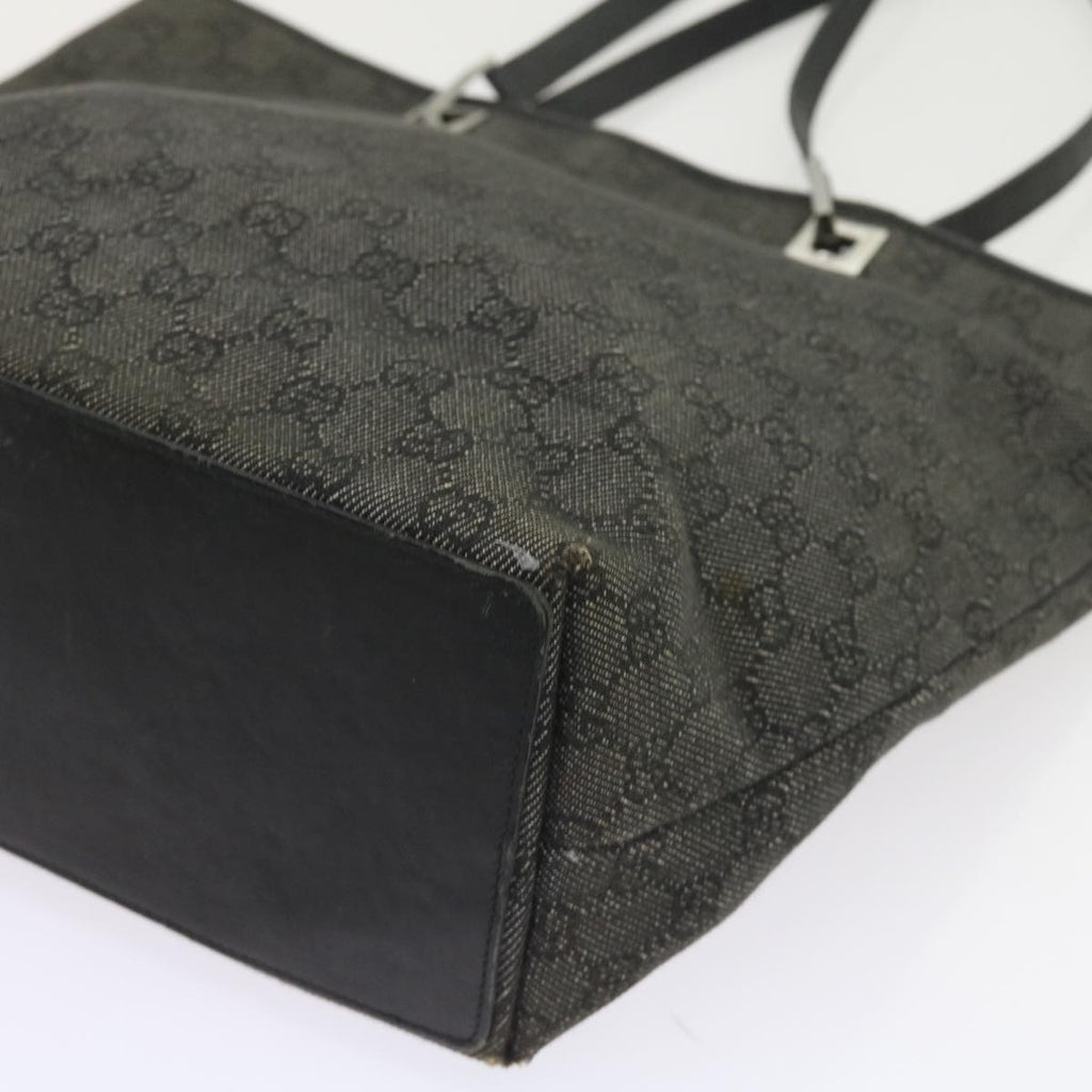 GUCCI GG Canvas Tote Bag Gray 31243 58485