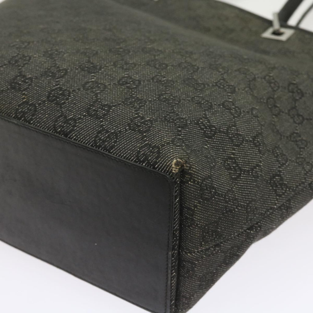 GUCCI GG Canvas Tote Bag Gray 31243 58485