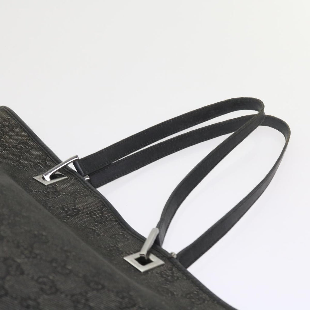 GUCCI GG Canvas Tote Bag Gray 31243 58485