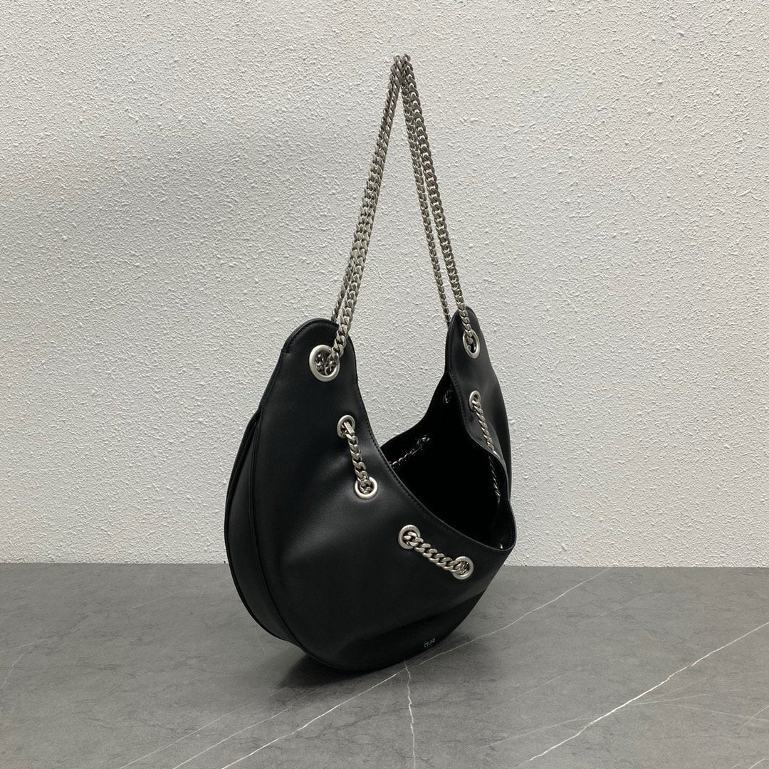 GLAMI Large Ava Chain Black For Women 13in/33cm 198993GLAMIQ.38SI
