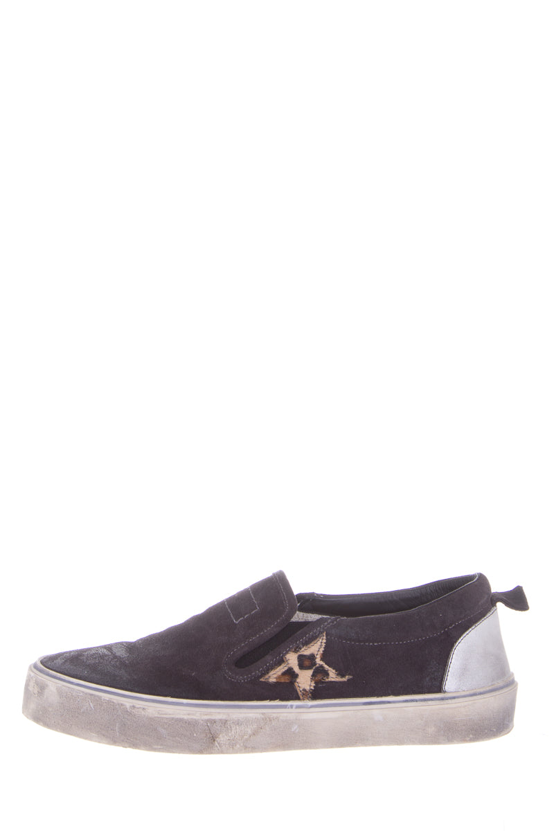 Golden Goose Grey Slip-On Sneakers SZ 41