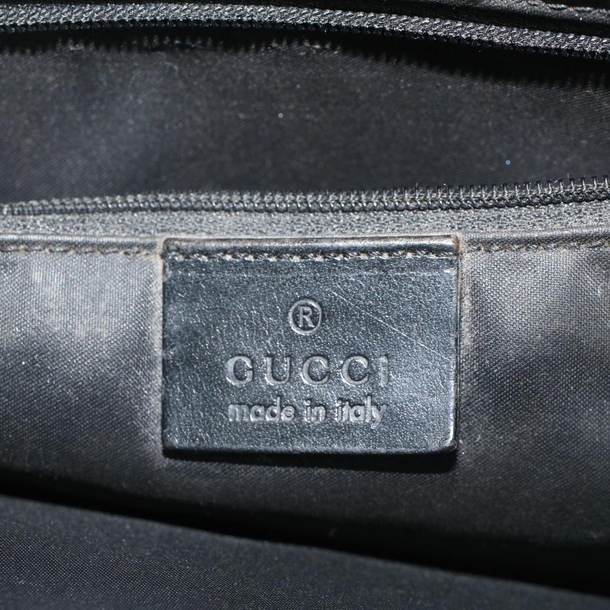GUCCI GG Canvas Jackie Tote Bag Black Brown 002 1064 3444 58541