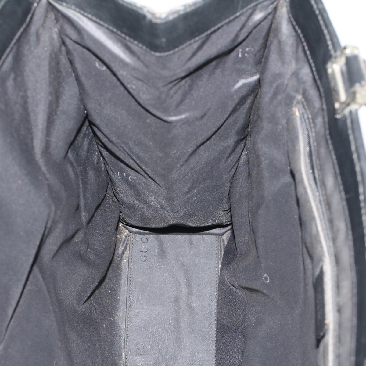 GUCCI GG Canvas Jackie Tote Bag Black Brown 002 1064 3444 58541