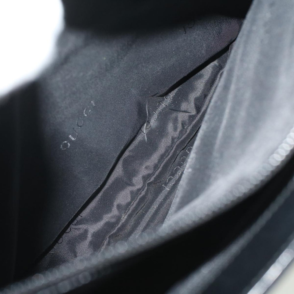 GUCCI Shoulder Bag Nylon Black 0021028 58556