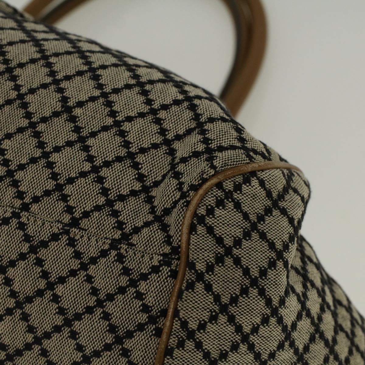 GUCCI Shoulder Bag Canvas 2way Beige Brown 223974 58602