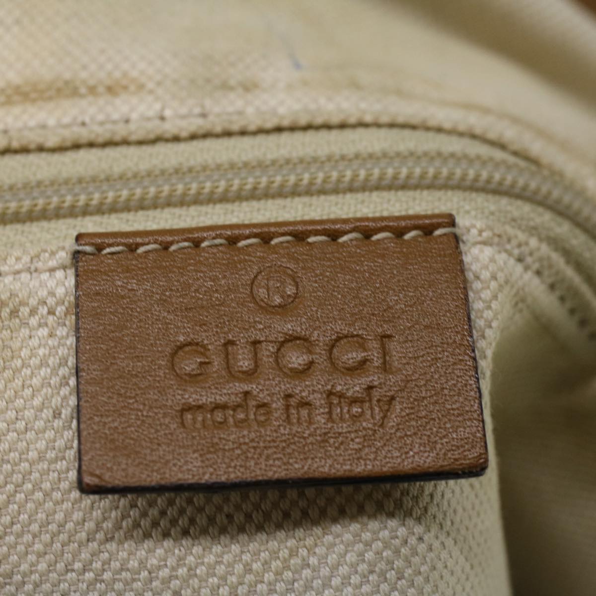 GUCCI Shoulder Bag Canvas 2way Beige Brown 223974 58602