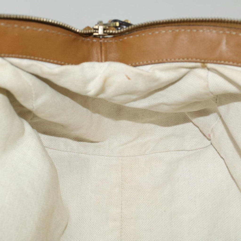 GUCCI Shoulder Bag Canvas 2way Beige Brown 223974 58602