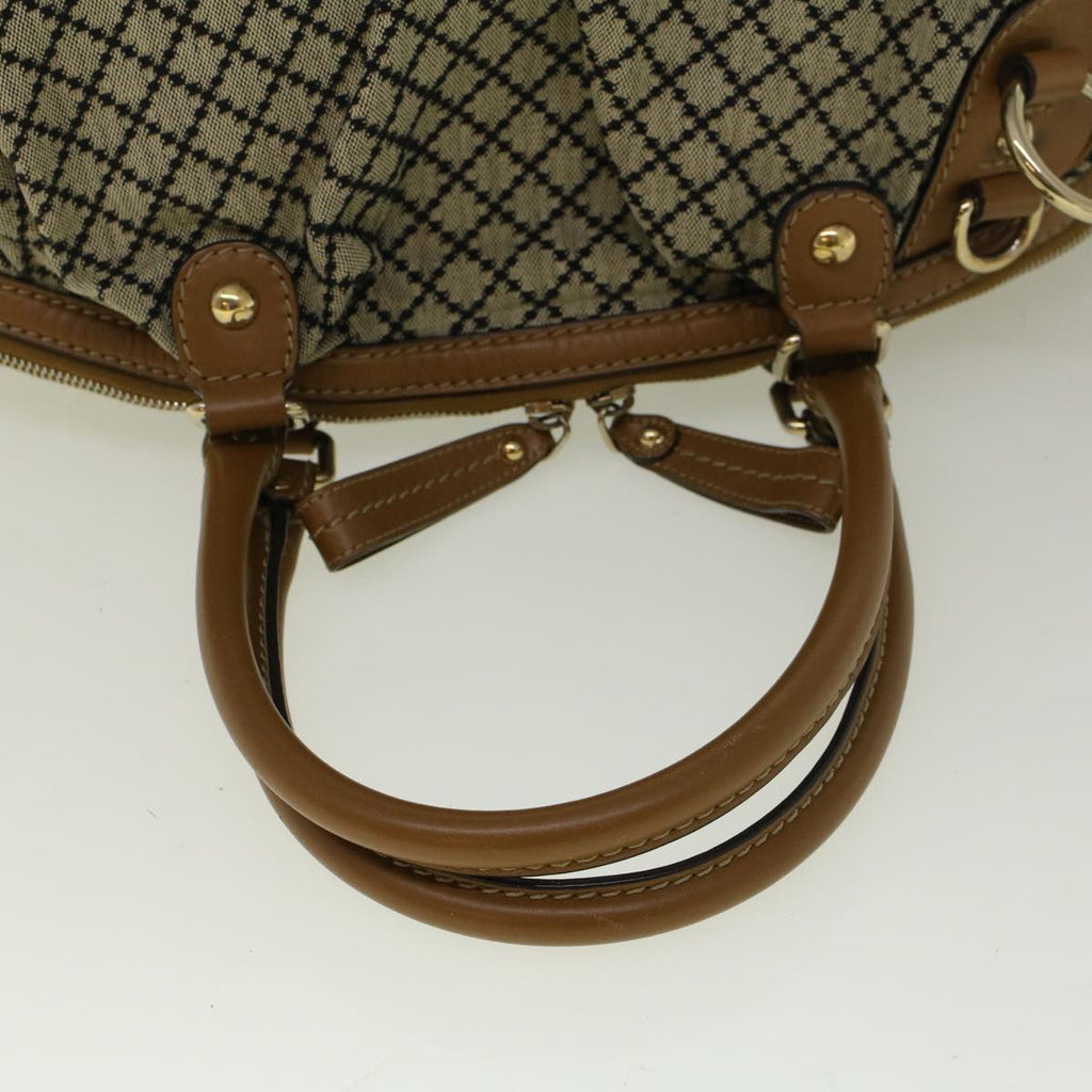 GUCCI Shoulder Bag Canvas 2way Beige Brown 223974 58602