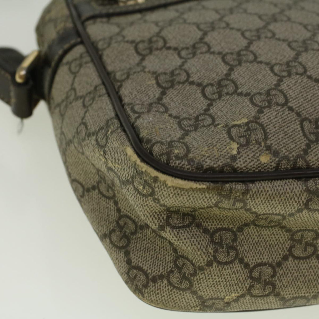 GUCCI GG Canvas Shoulder Bag Coated Canvas Beige 233268 58674