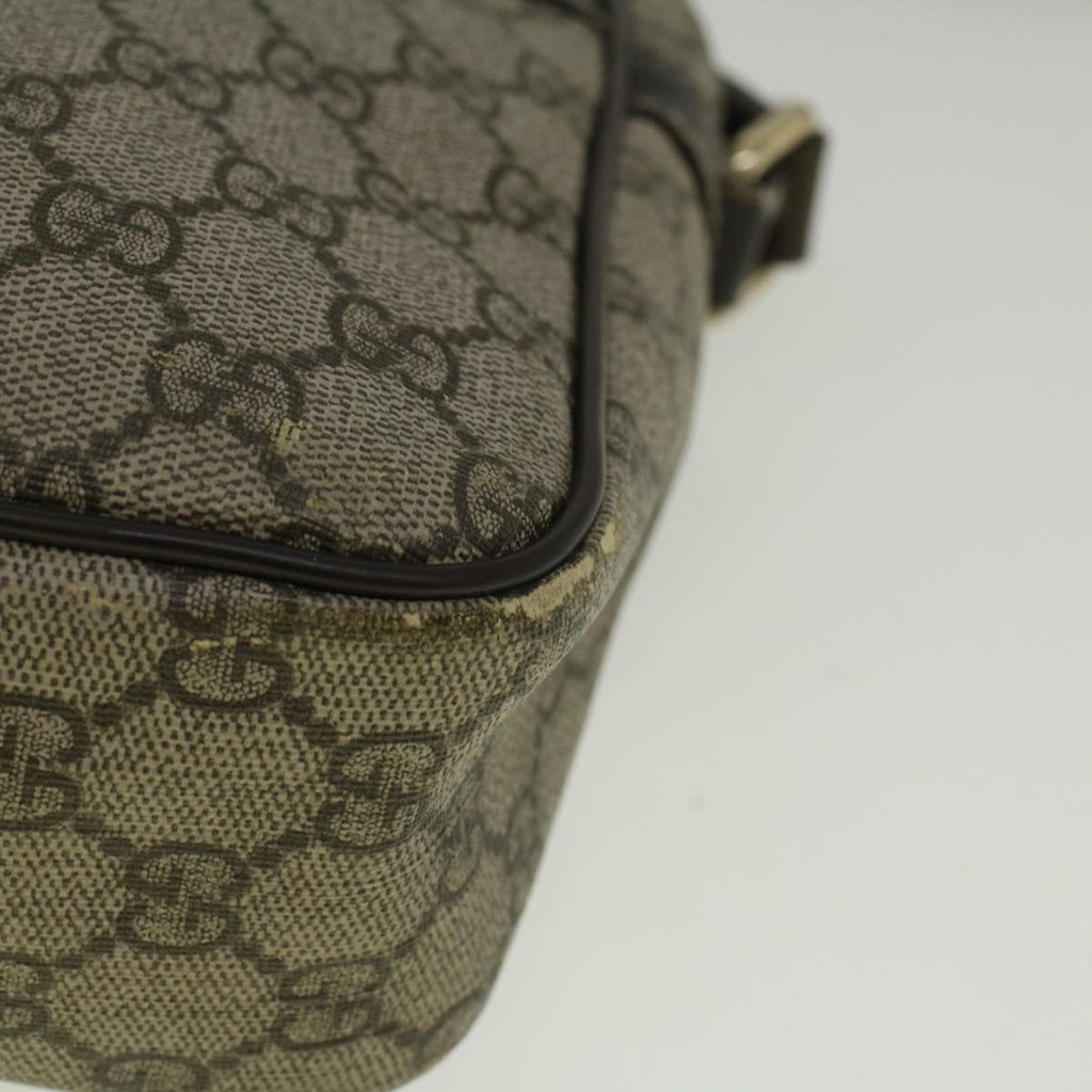GUCCI GG Canvas Shoulder Bag Coated Canvas Beige 233268 58674