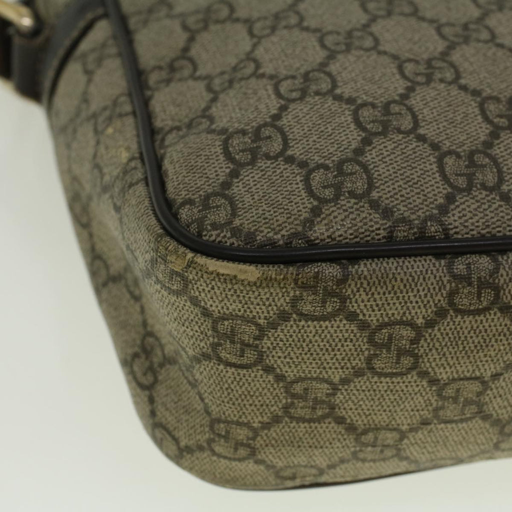 GUCCI GG Canvas Shoulder Bag Coated Canvas Beige 233268 58674