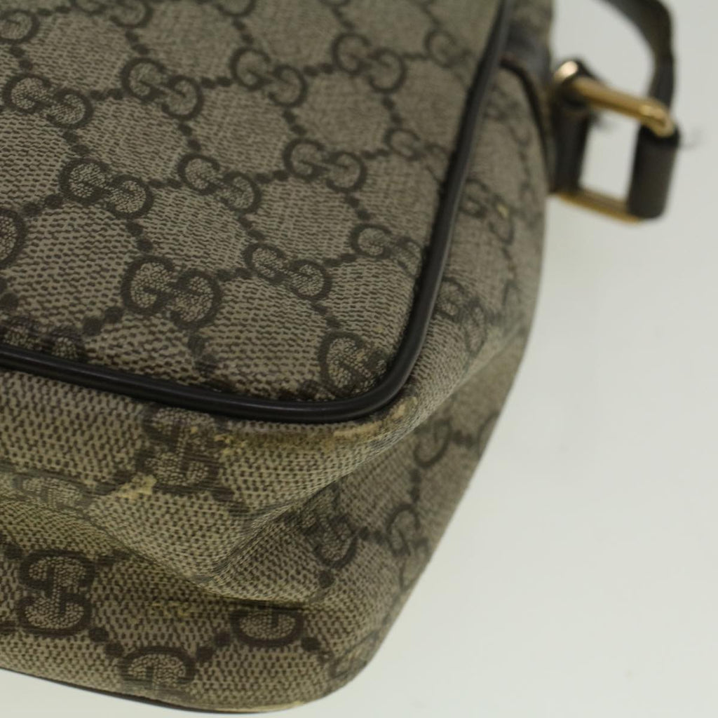 GUCCI GG Canvas Shoulder Bag Coated Canvas Beige 233268 58674