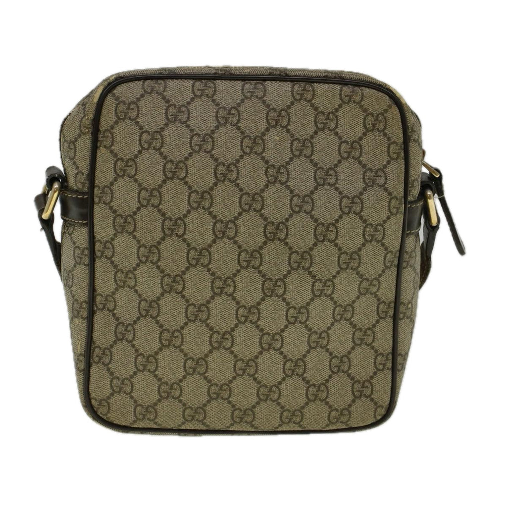 GUCCI GG Canvas Shoulder Bag Coated Canvas Beige 233268 58674