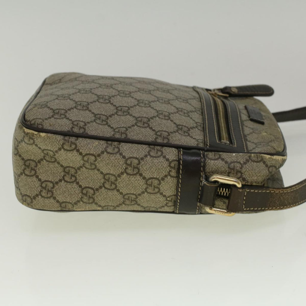 GUCCI GG Canvas Shoulder Bag Coated Canvas Beige 233268 58674
