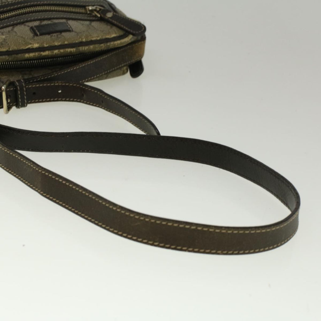 GUCCI GG Canvas Shoulder Bag Coated Canvas Beige 233268 58674