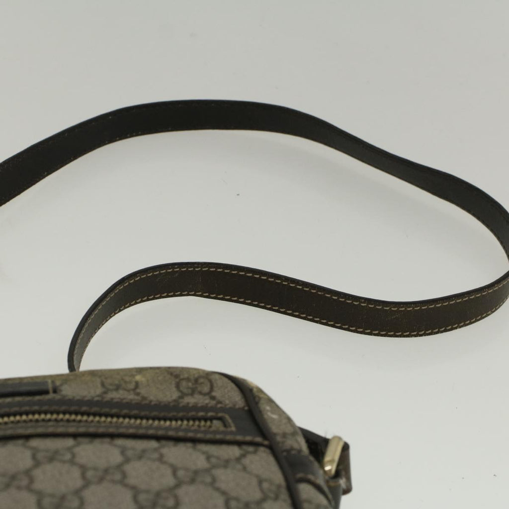GUCCI GG Canvas Shoulder Bag Coated Canvas Beige 233268 58674