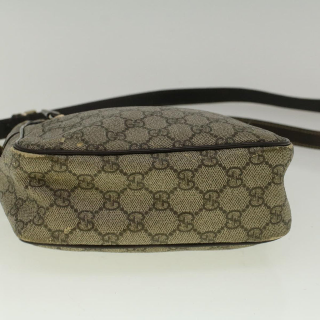 GUCCI GG Canvas Shoulder Bag Coated Canvas Beige 233268 58674