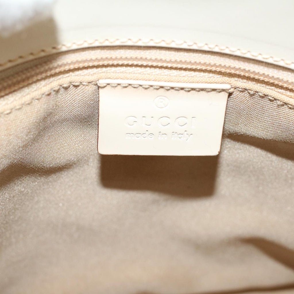 GUCCI GG Canvas Hand Bag Beige 002 1079 001998 58675