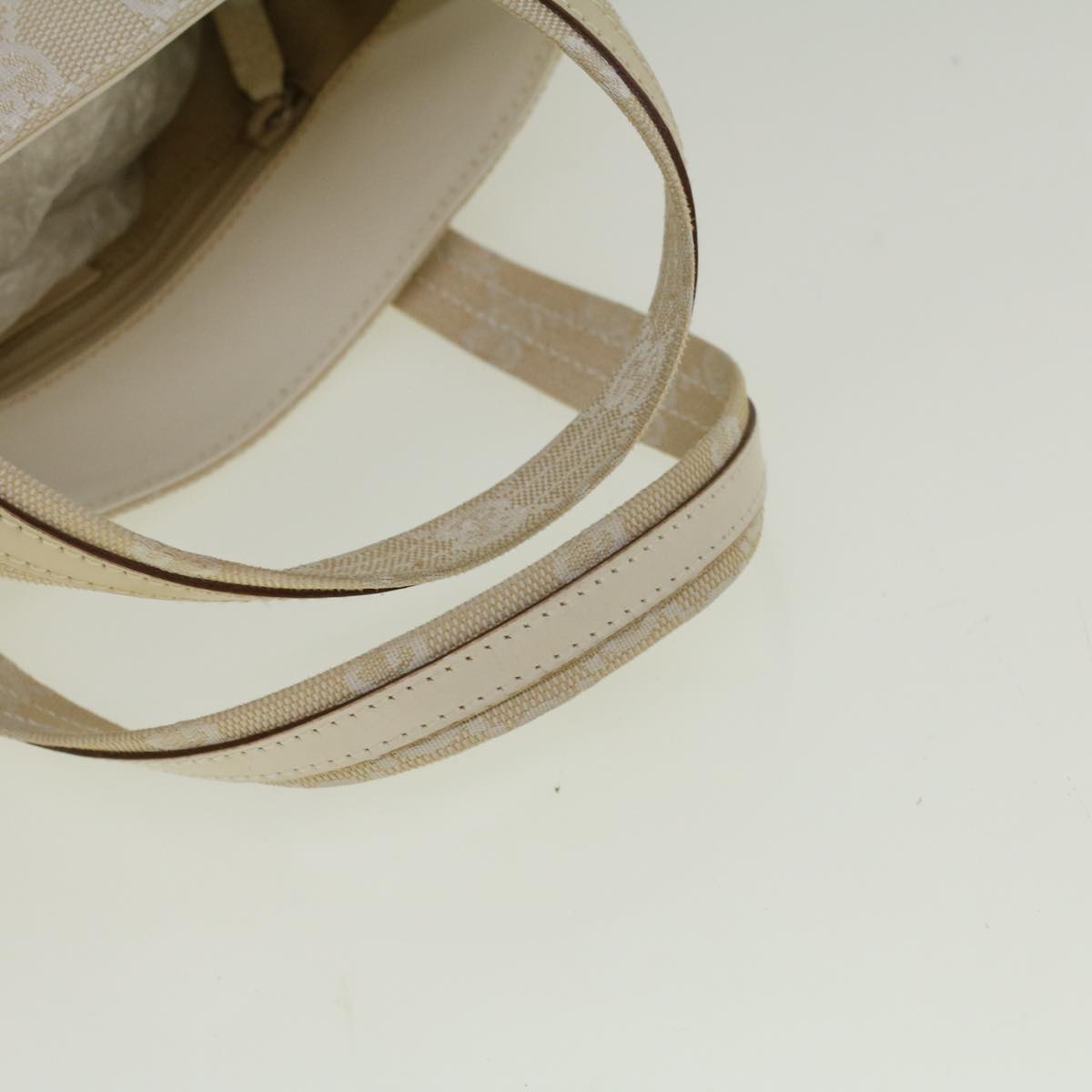 GUCCI GG Canvas Hand Bag Beige 002 1079 001998 58675