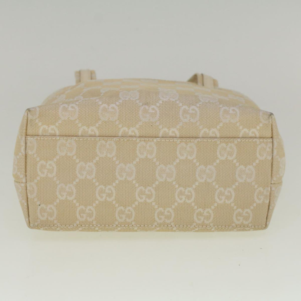 GUCCI GG Canvas Hand Bag Beige 002 1079 001998 58675