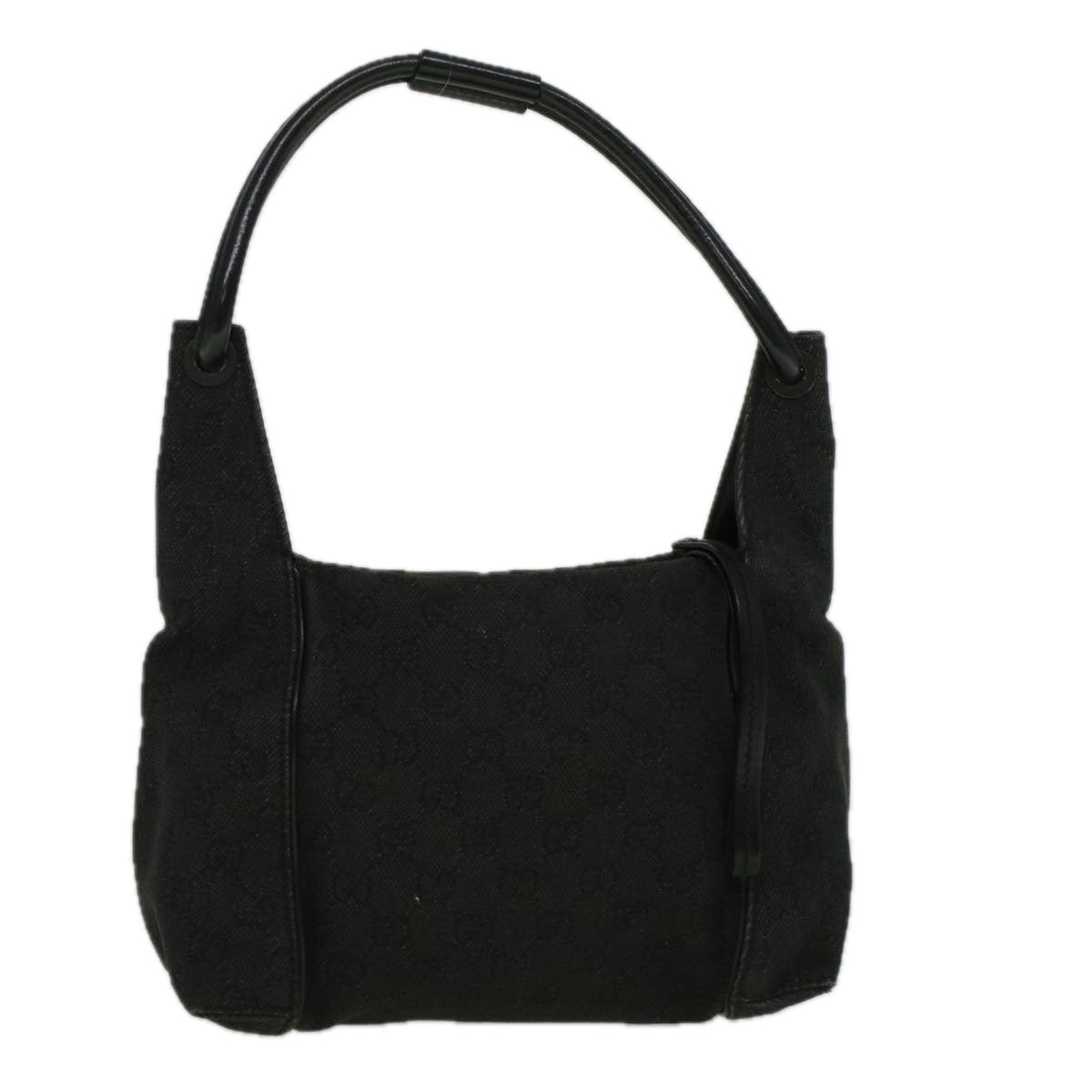 GUCCI GG Canvas Shoulder Bag Black 101333 58697