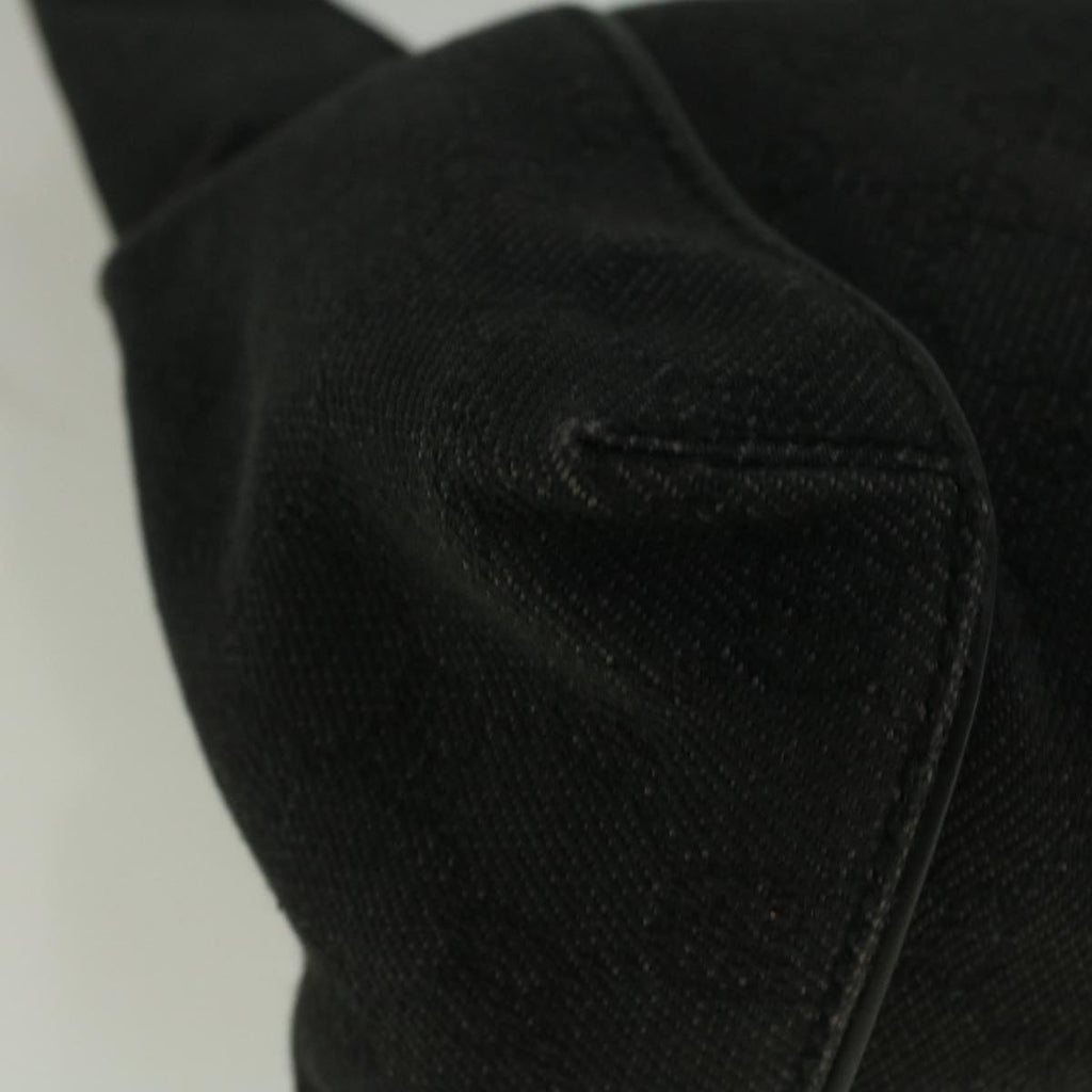 GUCCI GG Canvas Shoulder Bag Black 101333 58697