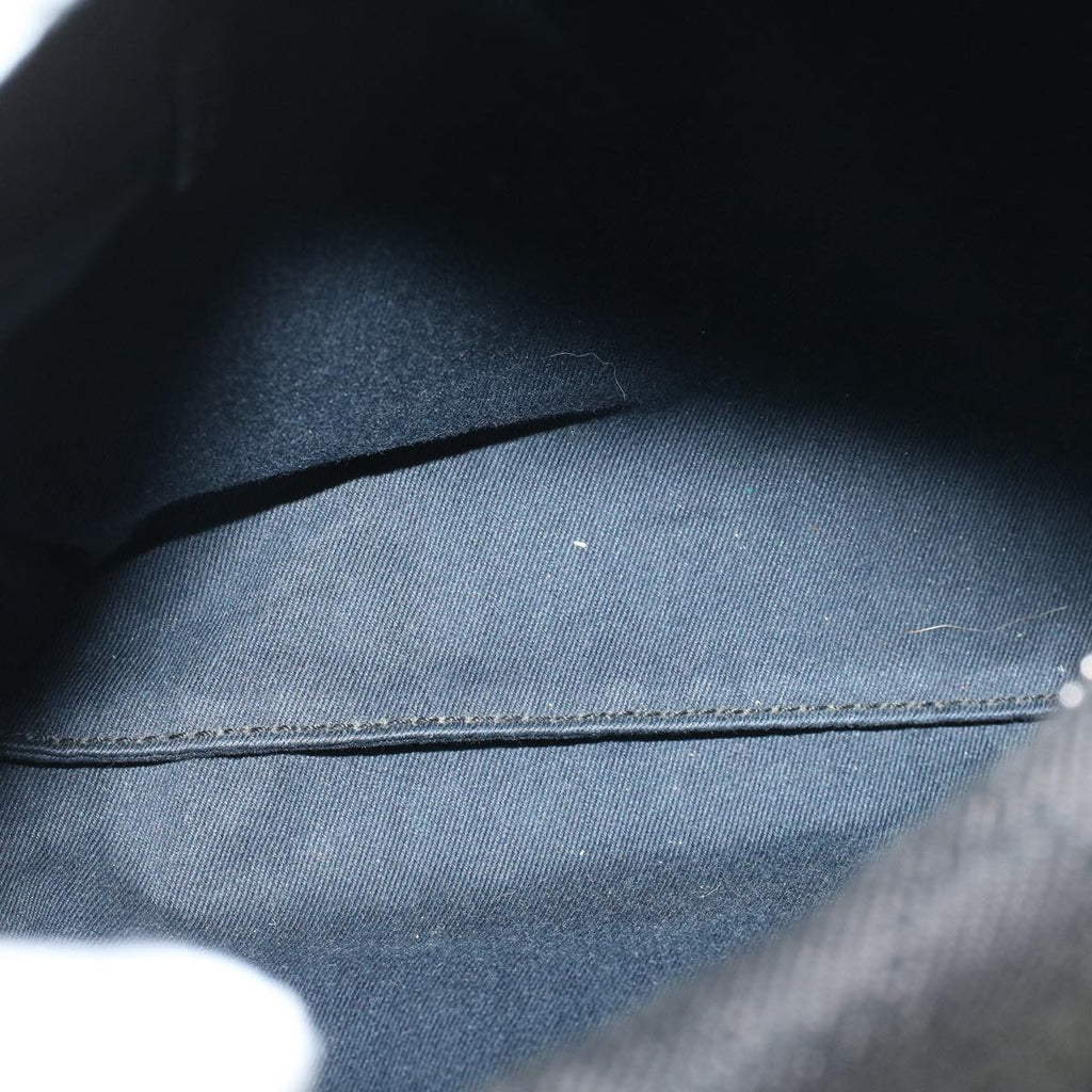 GUCCI GG Canvas Shoulder Bag Black 101333 58697