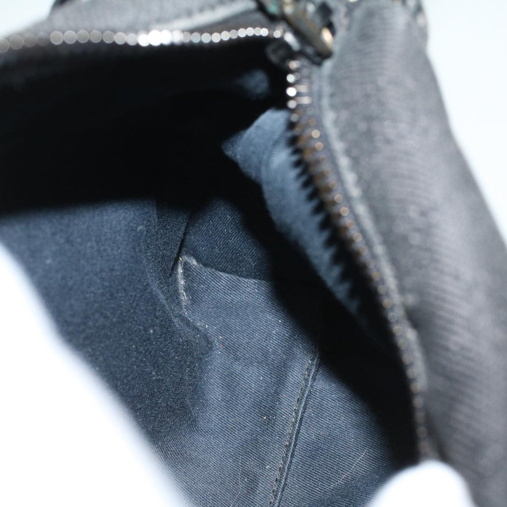 GUCCI GG Canvas Shoulder Bag Black 101333 58697