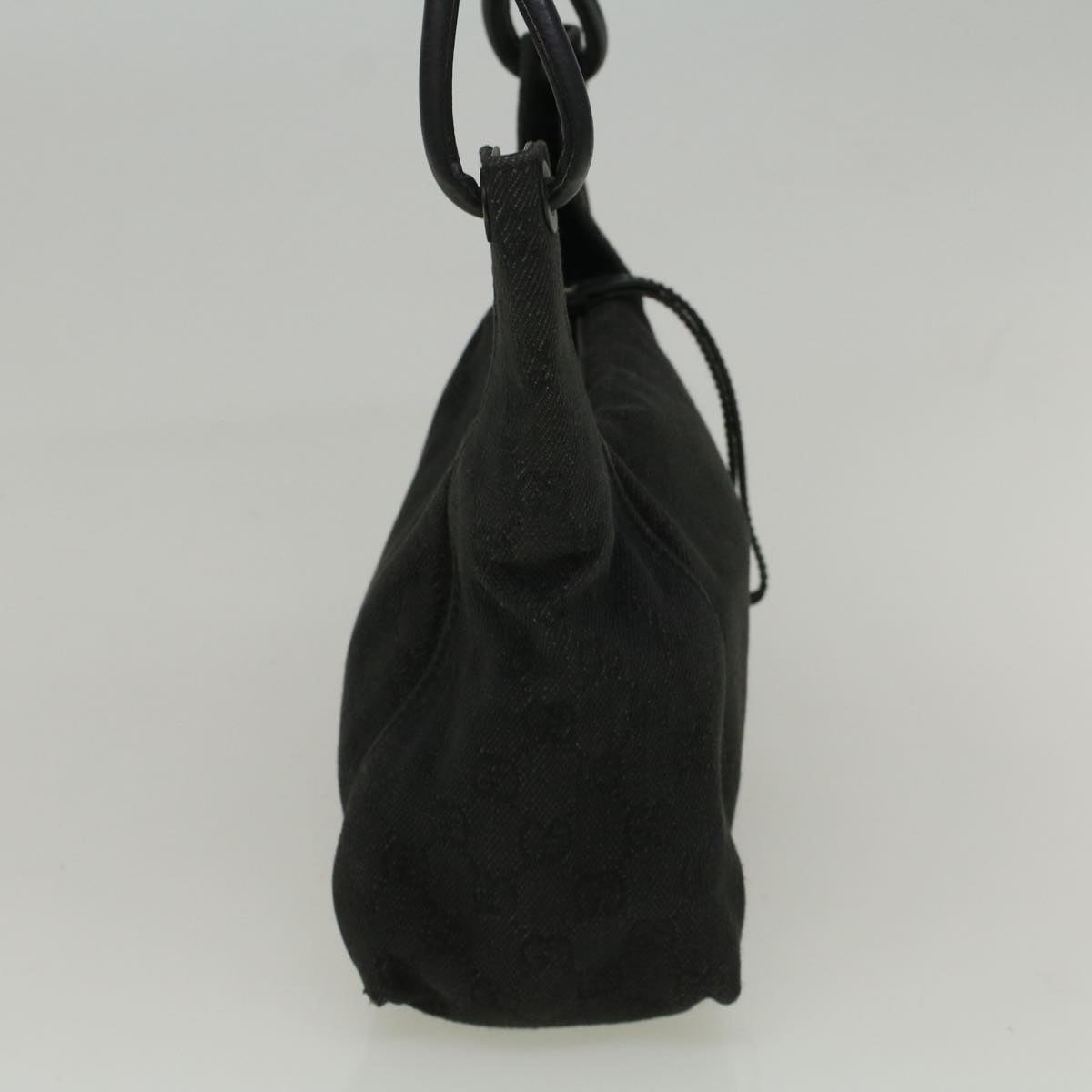 GUCCI GG Canvas Shoulder Bag Black 101333 58697