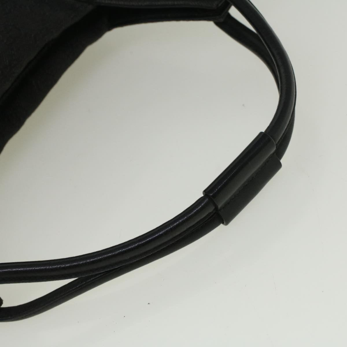 GUCCI GG Canvas Shoulder Bag Black 101333 58697