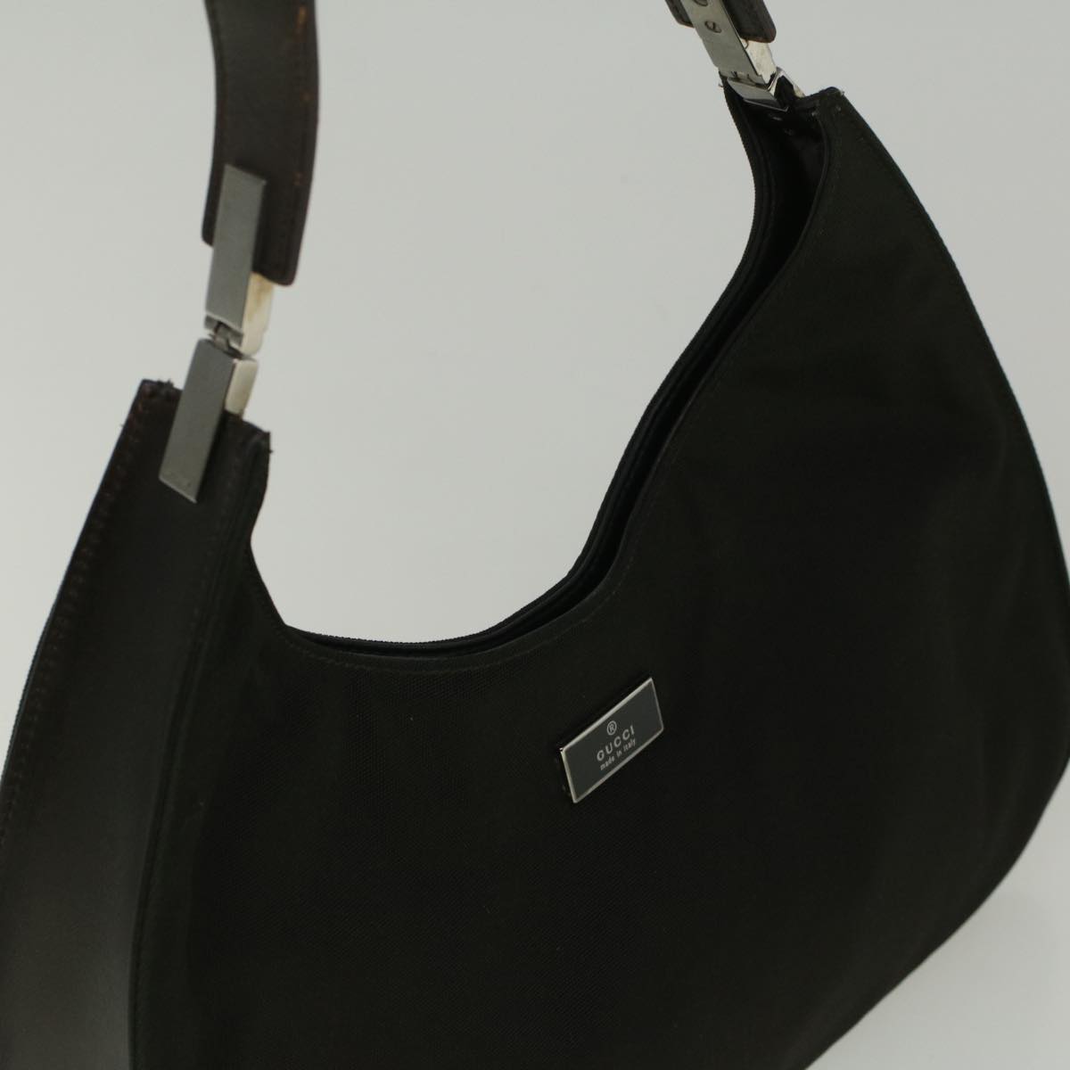GUCCI Shoulder Bag Nylon Khaki 001 3767 002 050 58698
