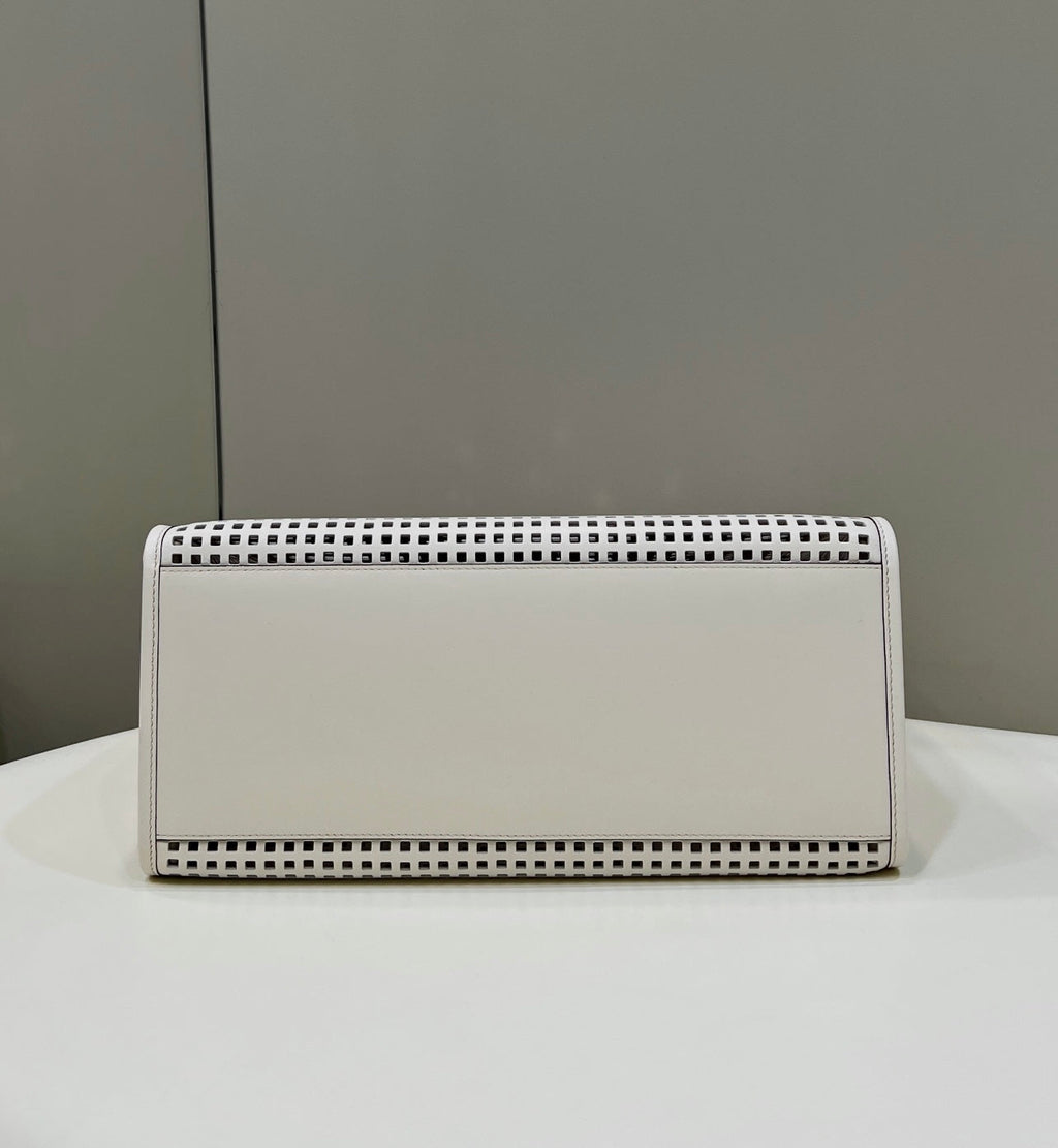 FI FI Sunshine MeGLAMIum Two-toned perforated Bag For Woman 37cm/14.5in