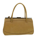 GUCCI Hand Bag Leather Beige 92726 3444 58700