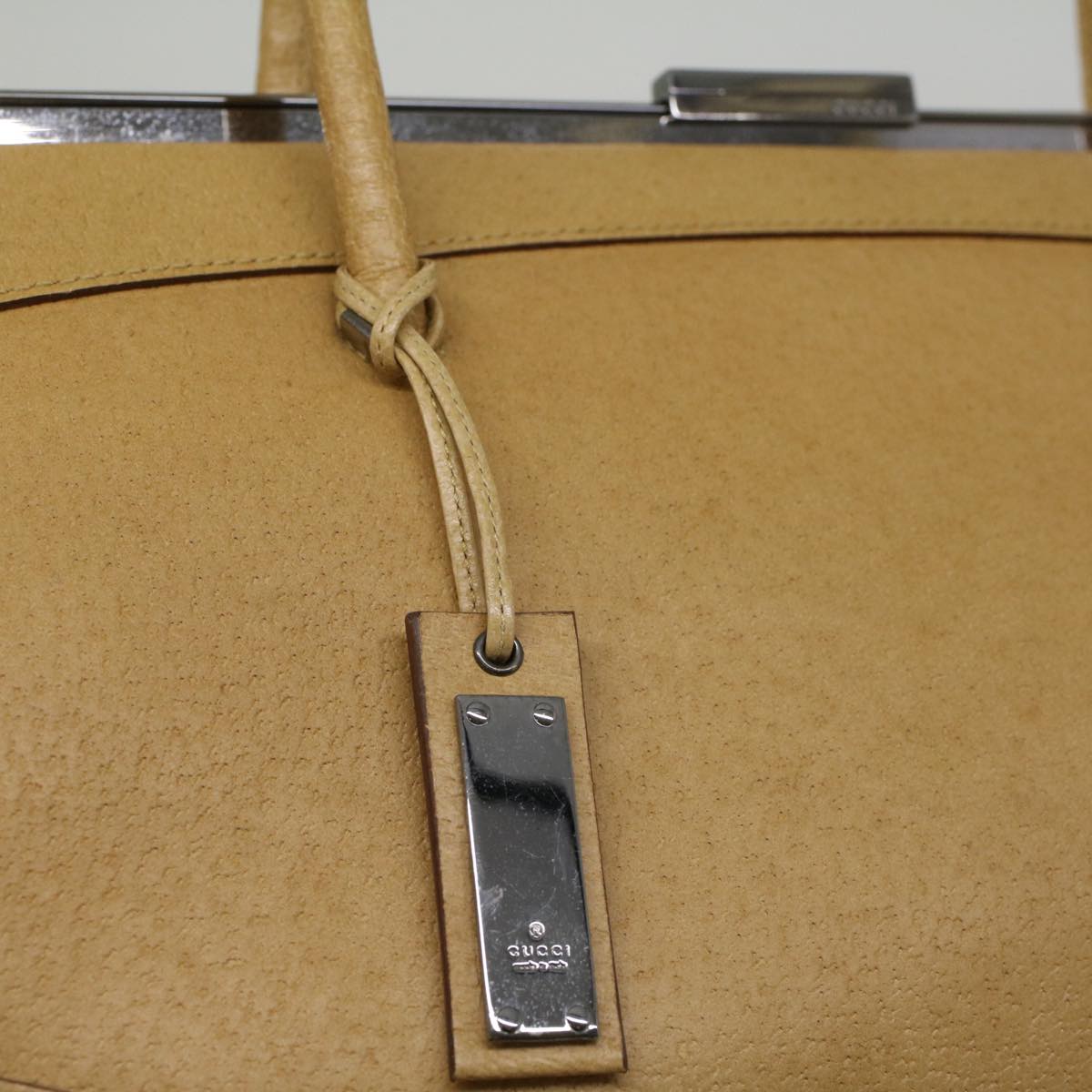 GUCCI Hand Bag Leather Beige 92726 3444 58700