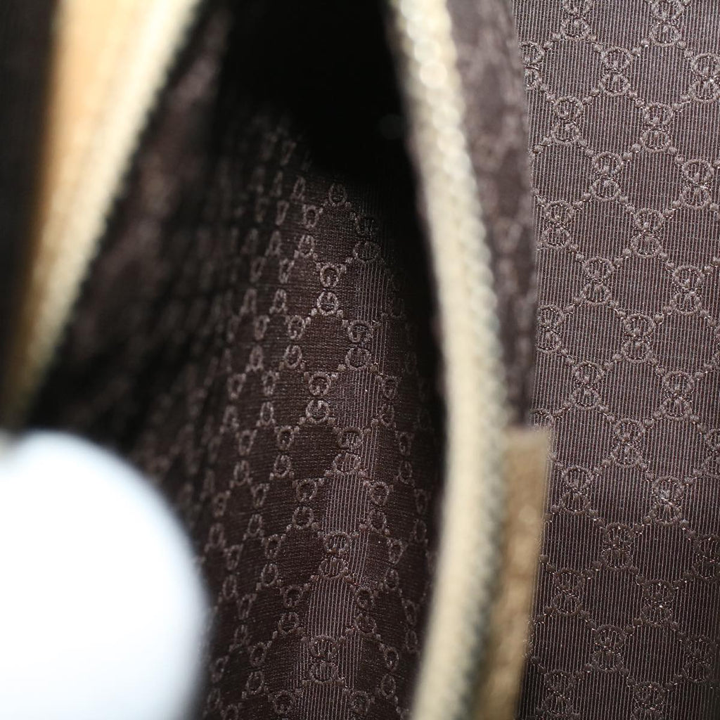 GUCCI Hand Bag Leather Beige 92726 3444 58700