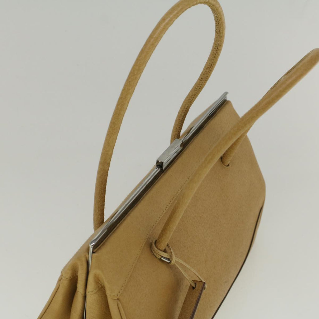 GUCCI Hand Bag Leather Beige 92726 3444 58700