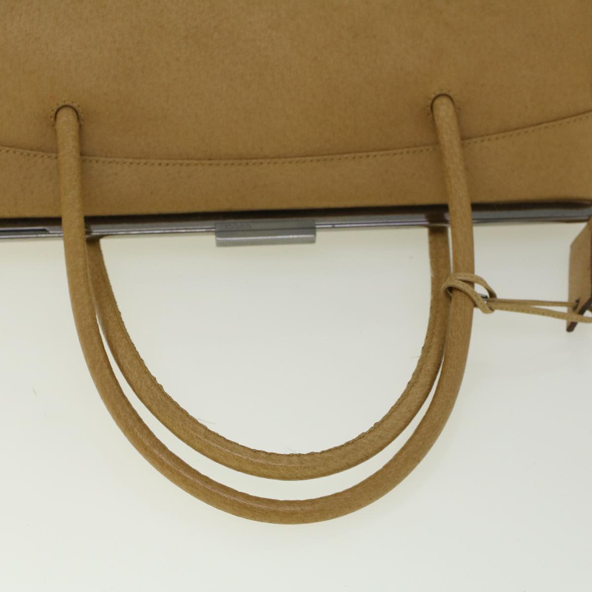 GUCCI Hand Bag Leather Beige 92726 3444 58700