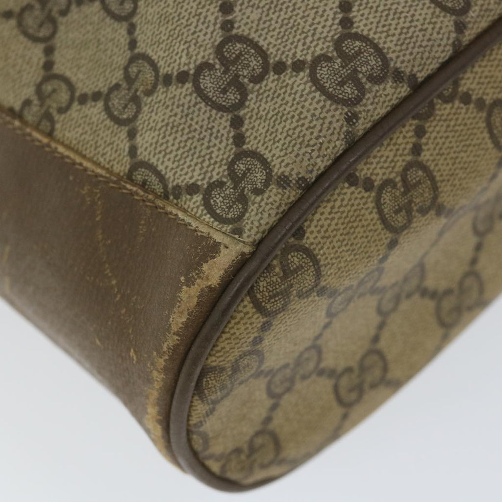 GUCCI GG Supreme Web Sherry Line Shoulder Bag Beige Red 41 02 034 58704