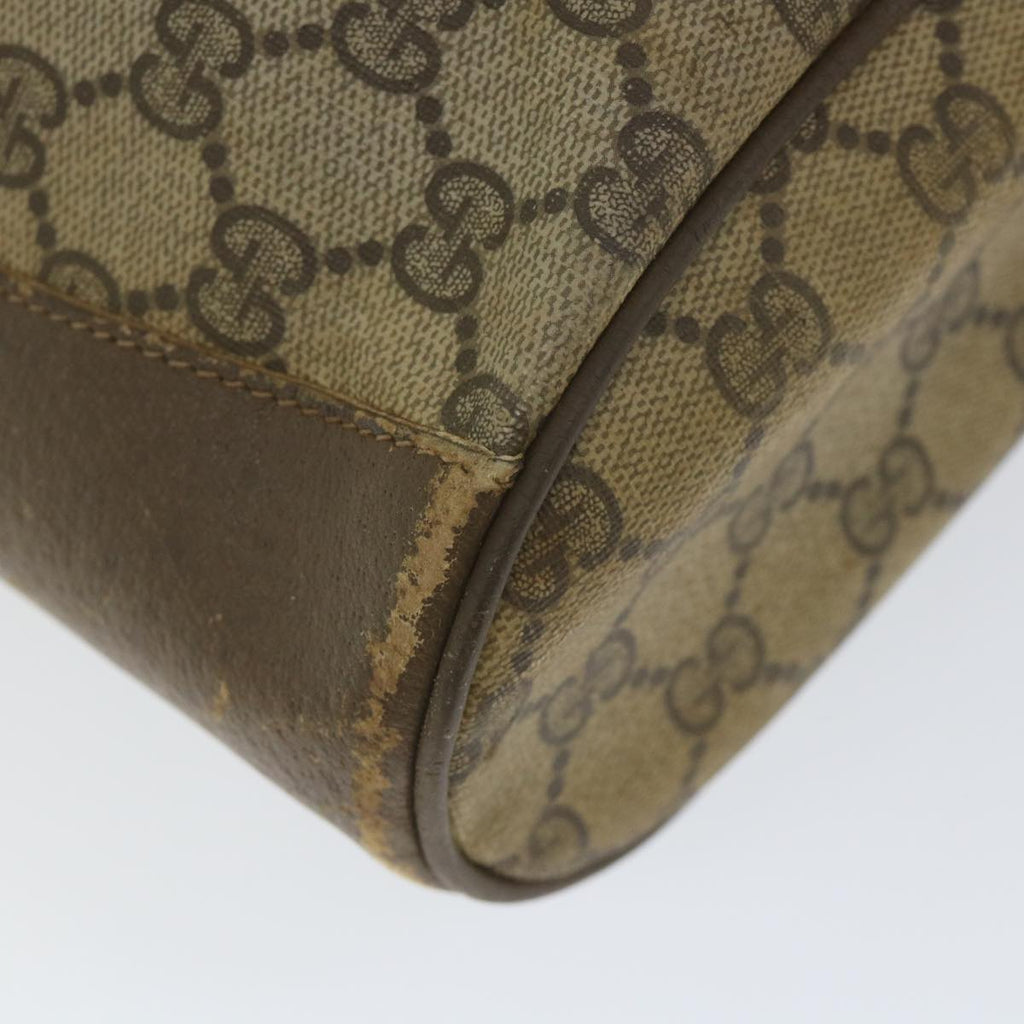 GUCCI GG Supreme Web Sherry Line Shoulder Bag Beige Red 41 02 034 58704