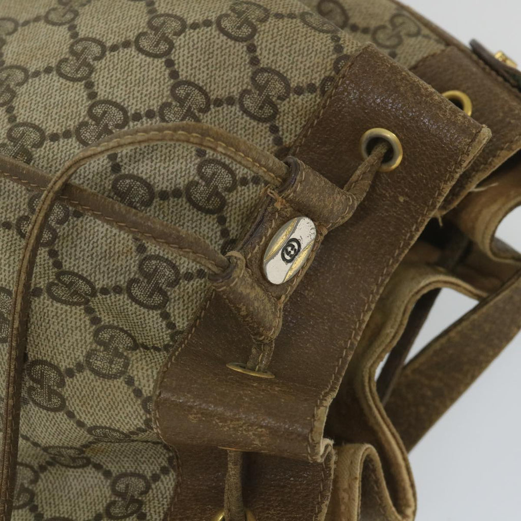 GUCCI GG Supreme Web Sherry Line Shoulder Bag Beige Red 41 02 034 58704