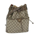 GUCCI GG Supreme Web Sherry Line Shoulder Bag Beige Red 41 02 033 58764