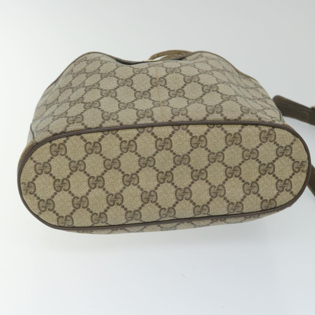 GUCCI GG Supreme Web Sherry Line Shoulder Bag Beige Red 41 02 033 58764