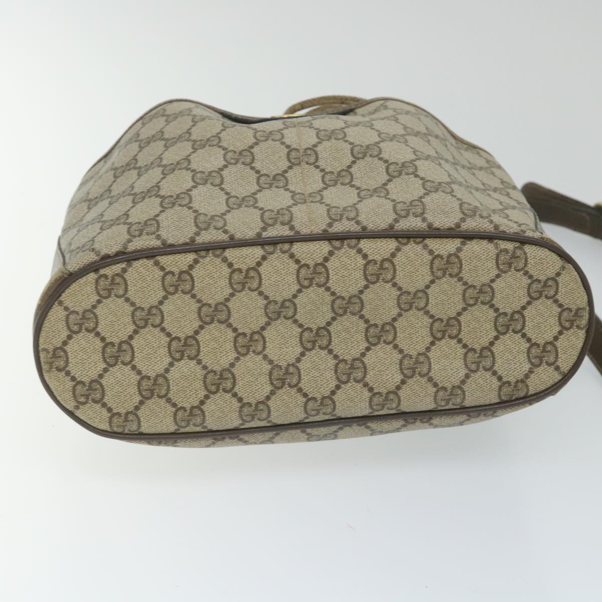 GUCCI GG Supreme Web Sherry Line Shoulder Bag Beige Red 41 02 033 58764