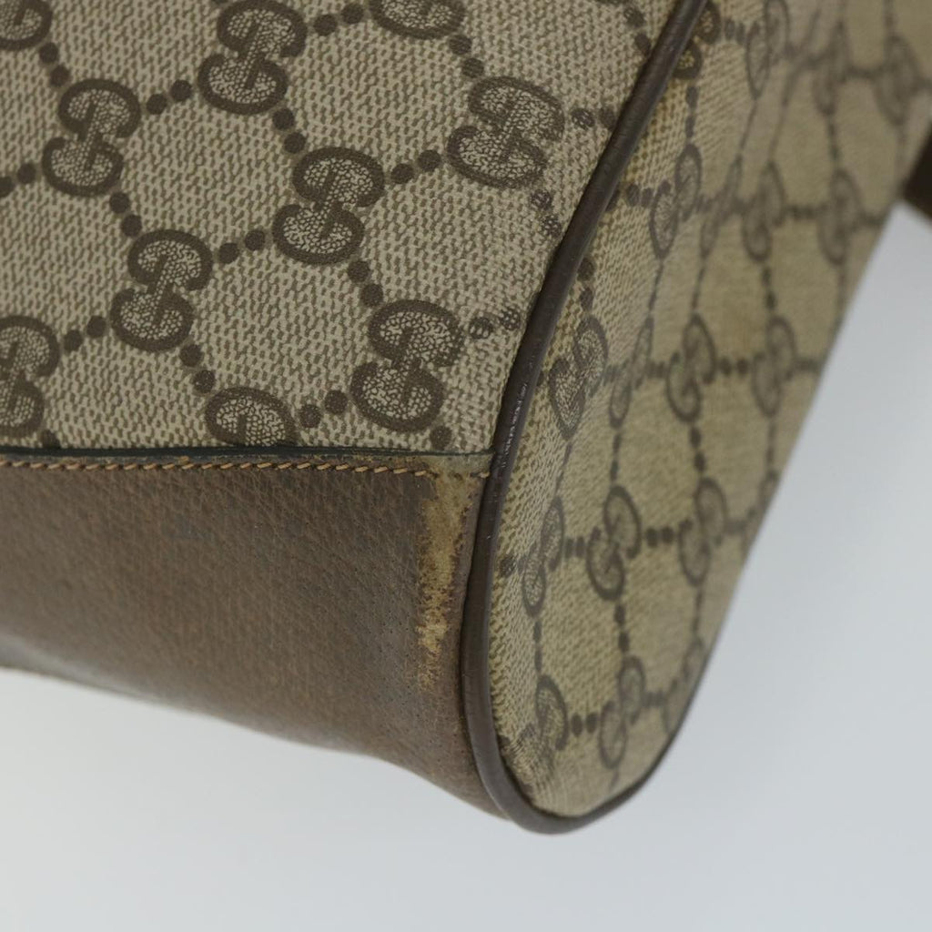GUCCI GG Supreme Web Sherry Line Shoulder Bag Beige Red 41 02 033 58764