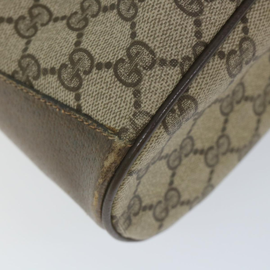 GUCCI GG Supreme Web Sherry Line Shoulder Bag Beige Red 41 02 033 58764