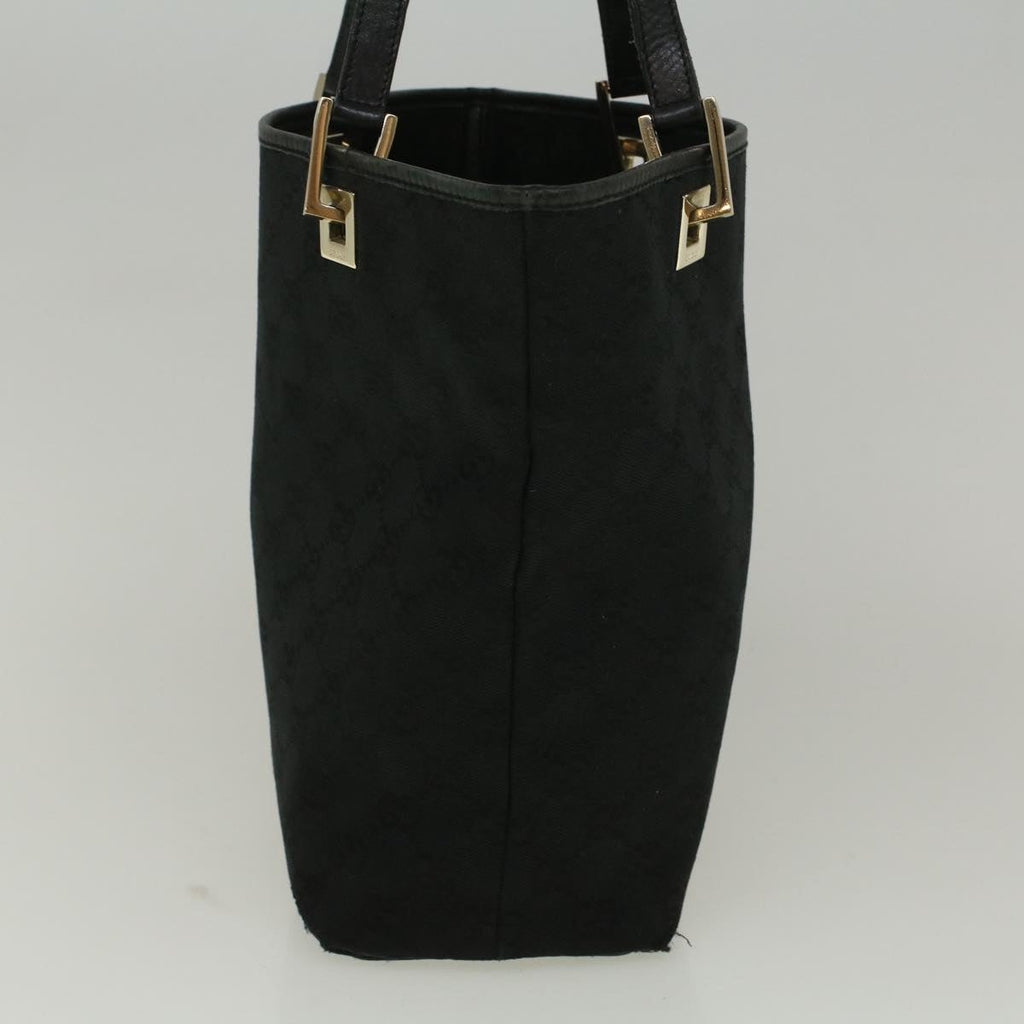 GUCCI GG Canvas Tote Bag Black 002 1099 002214 58784