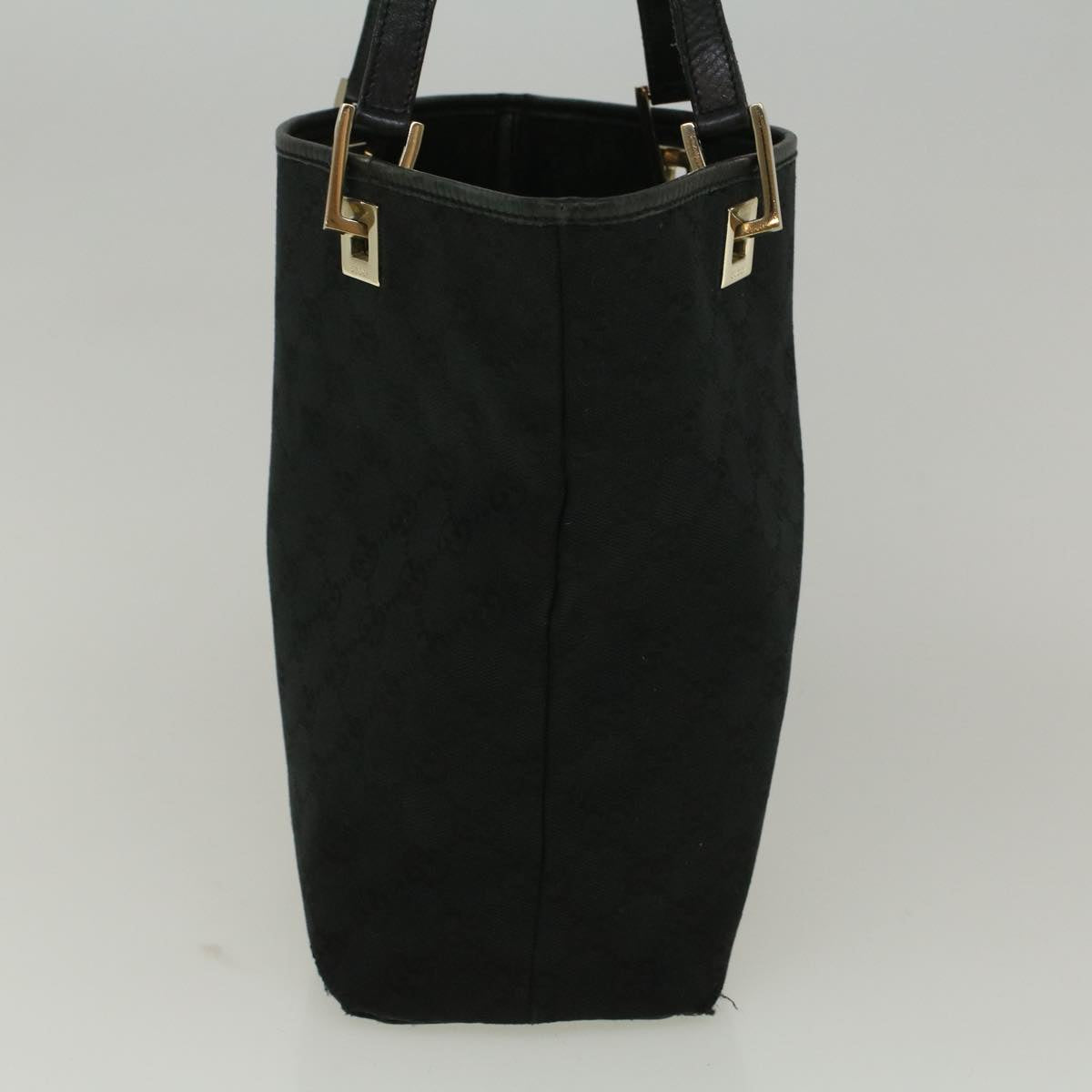 GUCCI GG Canvas Tote Bag Black 002 1099 002214 58784