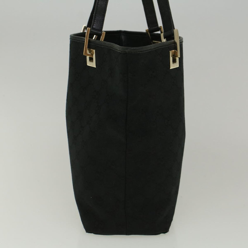 GUCCI GG Canvas Tote Bag Black 002 1099 002214 58784