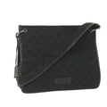 GUCCI GG Canvas Shoulder Bag Black 91762 58786